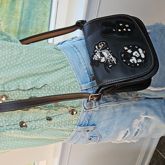 Coach Handbags - Coach Disney X Patricia Saddle Bag No. F59355